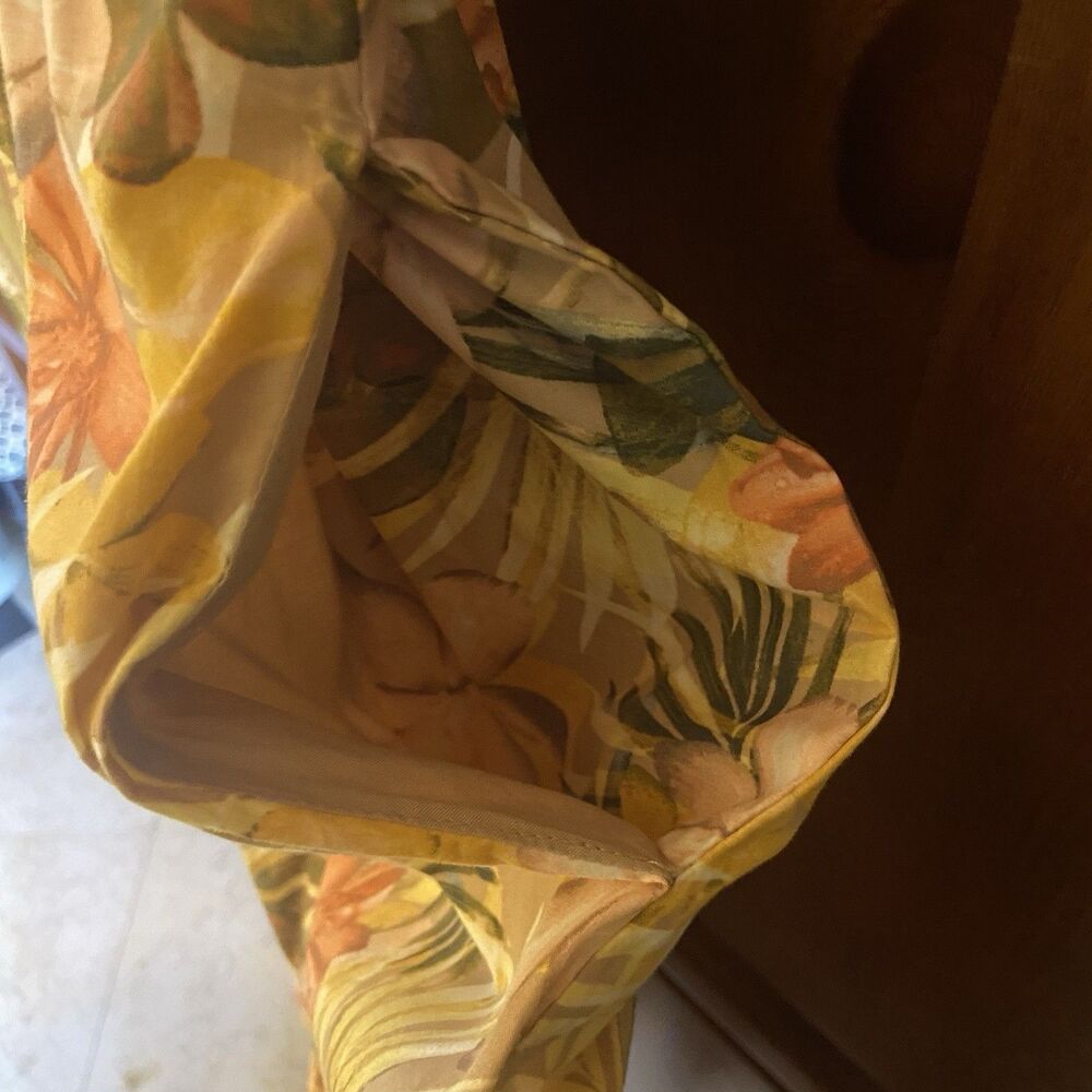 Time and Tru Tiered One Shoulder Smocked Dress Size XXL (20) Tropical Floral - Picture 9 of 12